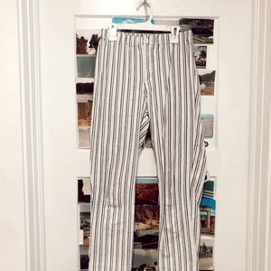 John Galt Blue and White Striped Pants